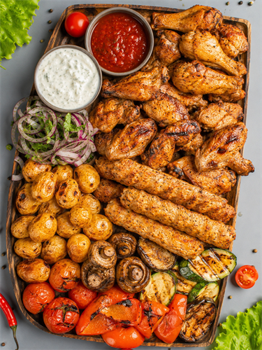 №12 Шашлыки из курицы с Овощами — ГлавДонер